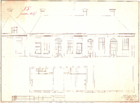 J19-37a+b+c 15 (3 bouwtekeningen school Kerkring Middelharnis) (zijwanden, zolder en bekappingsplan (afgebeeld tekening ...