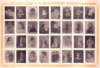 J20-A34 H.M. de Koningin (serie portretfoto's van 1880 tot 1909), ca. 1910