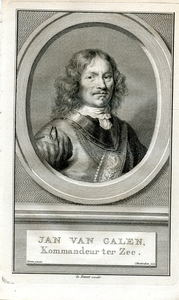 60 Jan van Galen, Kommandeur ter Zee. (1604-1653), ca. 1750