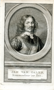 60 Jan van Galen, Kommandeur ter Zee. (1604-1653), ca. 1750