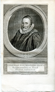 86 Cornelis Pieterszoon Hooft, Burgemeester en Raad der Stad Amsterdam. (1547-1626), ca. 1750