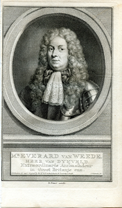 149 Mr. Everard van Weede, Heer van Dijkveld, Extraordinaris Ambassadeur in Groot Britanje enz. (1626-1702), 1749-1759