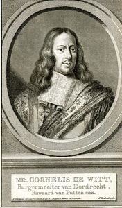 152 Mr. Cornelis de Witt, Burgemeester van Dordrecht, Ruwaard van Putten enz. (1623-1672), ca. 1750