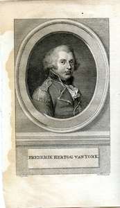 158 Frederik Hertog van York. (1763-1827), ca.1790