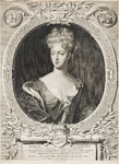 JMD-OP-0602 Kopergravure, Portret Maria Louisa van Hessen Kassel
