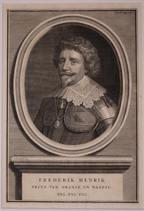 JMD-OP-0935 Kopergravure, Frederik Hendrik van Oranje-Nassau