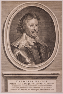 JMD-OP-0936 Kopergravure, Frederik Hendrik van Oranje-Nassau