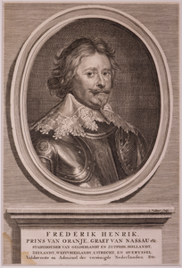 JMD-OP-0937 Kopergravure, Frederik Hendrik van Oranje-Nassau