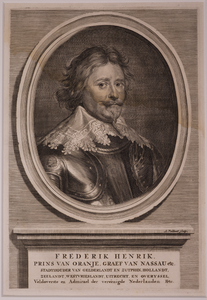 JMD-OP-0938 Kopergravure, Frederik Hendrik van Oranje-Nassau