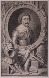 JMD-OP-0939 Kopergravure, Frederik Hendrik van Oranje-Nassau