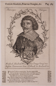 JMD-OP-0943 Kopergravure, Frederik Hendrik van Oranje-Nassau