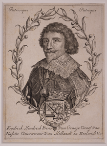 JMD-OP-0944 Kopergravure, Frederik Hendrik van Oranje-Nassau
