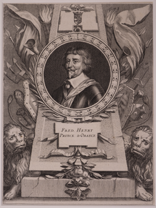 JMD-OP-0945 Kopergravure, Frederik Hendrik van Oranje-Nassau