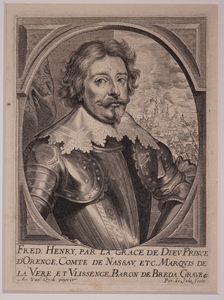 JMD-OP-0947 Kopergravure, Frederik Hendrik van Oranje-Nassau