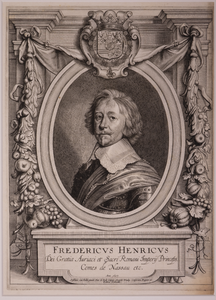 JMD-OP-0948 Kopergravure, Frederik Hendrik van Oranje-Nassau