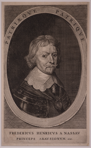 JMD-OP-0952 Kopergravure, Frederik Hendrik van Oranje-Nassau