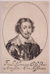 JMD-OP-0957 Kopergravure, Frederik Hendrik van Oranje-Nassau