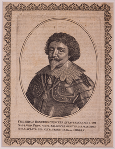 JMD-OP-0960 Kopergravure, Frederik Hendrik van Oranje-Nassau