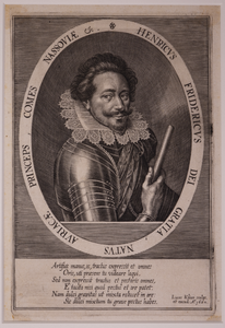 JMD-OP-0961 Kopergravure, Frederik Hendrik van Oranje-Nassau