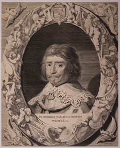 JMD-OP-0964 Kopergravure, Frederik Hendrik van Oranje-Nassau