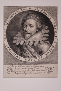 JMD-OP-0978 Kopergravure, Frederik Hendrik van Oranje-Nassau