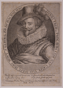 JMD-OP-0979 Kopergravure, Frederik Hendrik van Oranje-Nassau