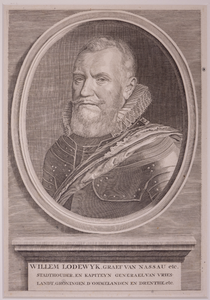 JMD-OP-0981 Kopergravure, Willem Lodewijk van Nassau