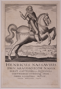 JMD-OP-1021 Kopergravure, Frederik Hendrik van Oranje-Nassau