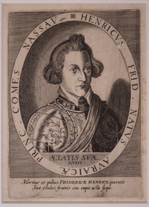 JMD-OP-1022 Kopergravure, Frederik Hendrik van Oranje-Nassau