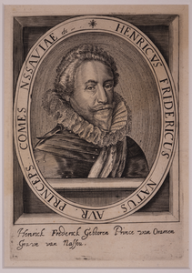 JMD-OP-1023 Kopergravure, Frederik Hendrik van Oranje-Nassau