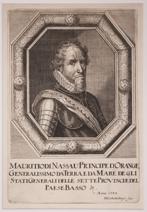 JMD-OP-1075 Kopergravure, Maurits van Oranje-Nassau