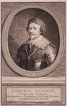 JMD-OP-1102 Kopergravure, Frederik Hendrik van Oranje-Nassau