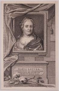 JMD-OP-1104 Kopergravure, Maria Louisa van Hessen Kassel