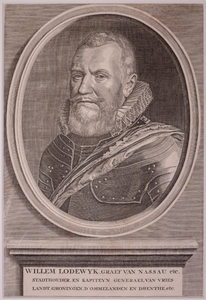 JMD-OP-1120 Kopergravure, Willem Lodewijk van Nassau