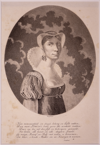 JMD-OP-1175 Aquatint, Frederica Louisa Wilhelmina van Pruisen
