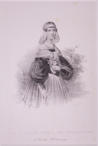 JMD-OP-1256 Litho, Wilhelmina Maria Sophia Louisa van Oranje-Nassau