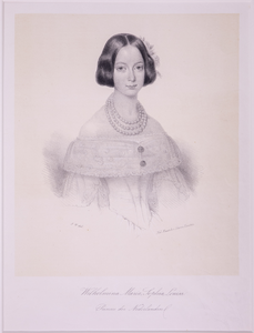 JMD-OP-1259 Litho, Wilhelmina Maria Sophia Louisa van Oranje-Nassau
