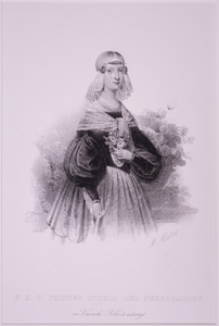 JMD-OP-1264 Litho, Wilhelmina Maria Sophia Louisa van Oranje-Nassau