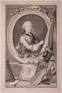 JMD-OP-1381 Kopergravure, Willem V Batavus van Oranje-Nassau