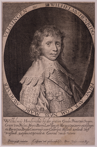 JMD-OP-1392 Kopergravure, Willem II van Oranje-Nassau