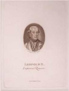 JMD-OP-1434 Stippelgravure, Leopold II Duise Keizer