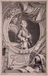 JMD-OP-1437 Kopergravure, Willem V Batavus van Oranje-Nassau