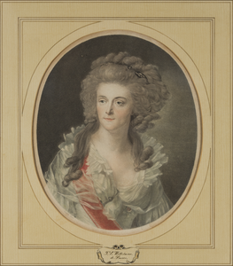 JMD-OP-1574 Gravure, Frederika Sophia Wilhelmina van Pruisen
