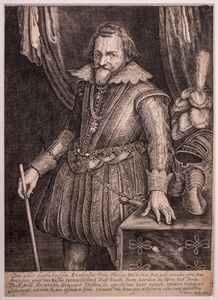 JMD-OP-1592 Kopergravure, Phillips Willem van Oranje-Nassau