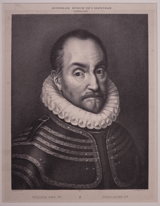 JMD-OP-1618 Litho, Willem I , de Zwijger van Oranje-Nassau