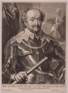 JMD-OP-1650 Kopergravure, Jan III de Jonge van Nassau Siegen