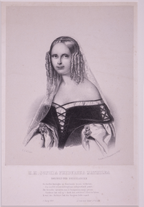 JMD-OP-1690 Litho, Sophia Frederika Mathilda van Wurtemberg