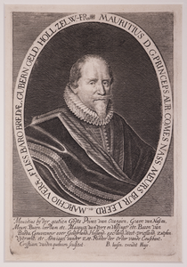 JMD-OP-1727 Kopergravure, Maurits van Oranje-Nassau