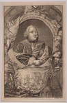 JMD-OP-1729 Kopergravure, Willem IV, Carel Hendrik Friso van Oranje-Nassau