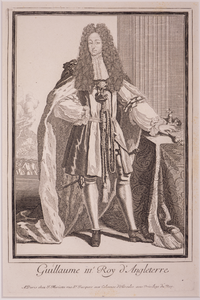 JMD-OP-1731 Kopergravure, Willem III, stadhouder koning van Oranje-Nassau